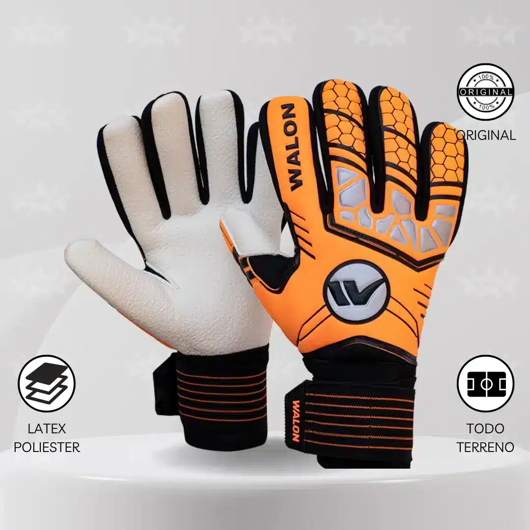 Guantes De Arquero Walon – Diseño Crack Naranja Junior