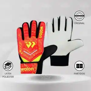 Guantes De Arquero Walon - Diseño Luka Kids Rojo