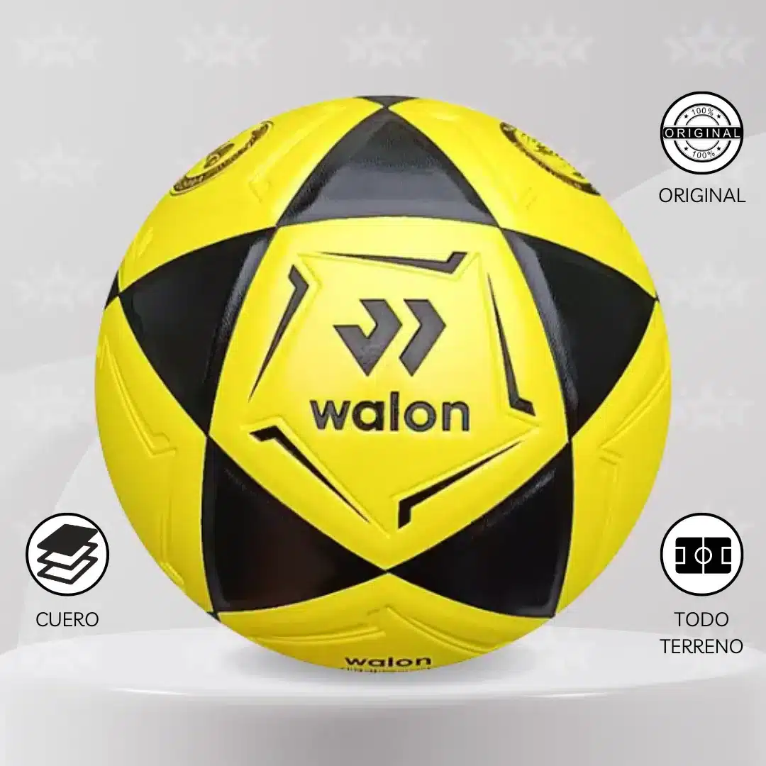 PELOTA DE FÚTBOL WALON TALLA #4 CUERO PU - Imagen 6
