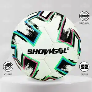 Pelota De Fútbol Showgol Cuero Pvc Foam #4 Diseño Euro20