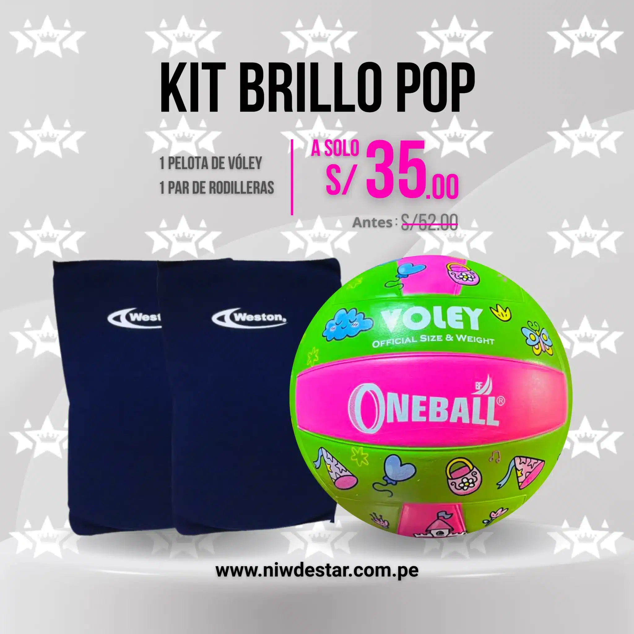 PROMO - KIT BRILLO POP - ONEBALL - Imagen 2